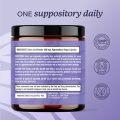 SMNutrition boric acid suppositories application depiction for comfortable insertion.
