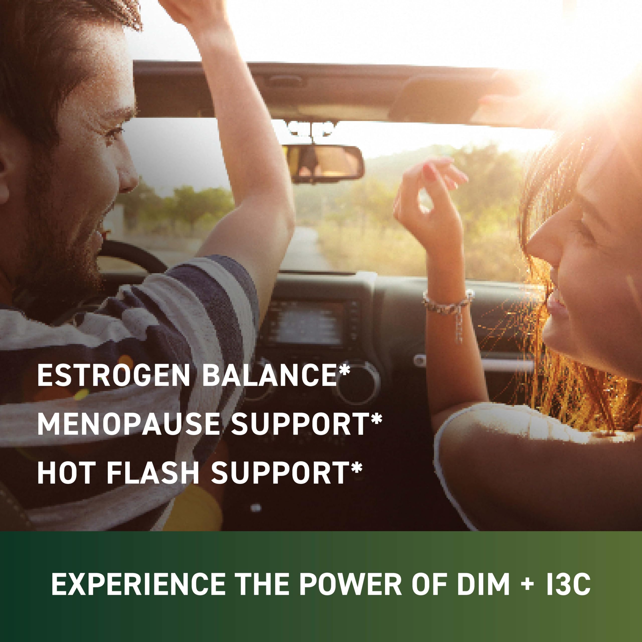 SMNutrition DIM & I3C bottle with glass suggests everyday wellness routine.