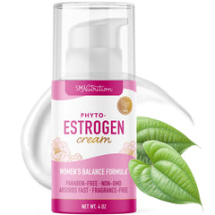 SMNutrition Phyto Estrogen Cream bottle with wild yam for gentle balance