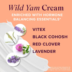 SMNutrition Wild Yam Cream packaging on counter highlighting 4 oz size and herbal blend.