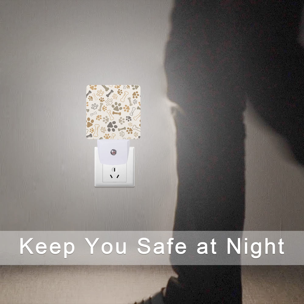 Smoaffly bedroom paw print night light adds a cozy glow