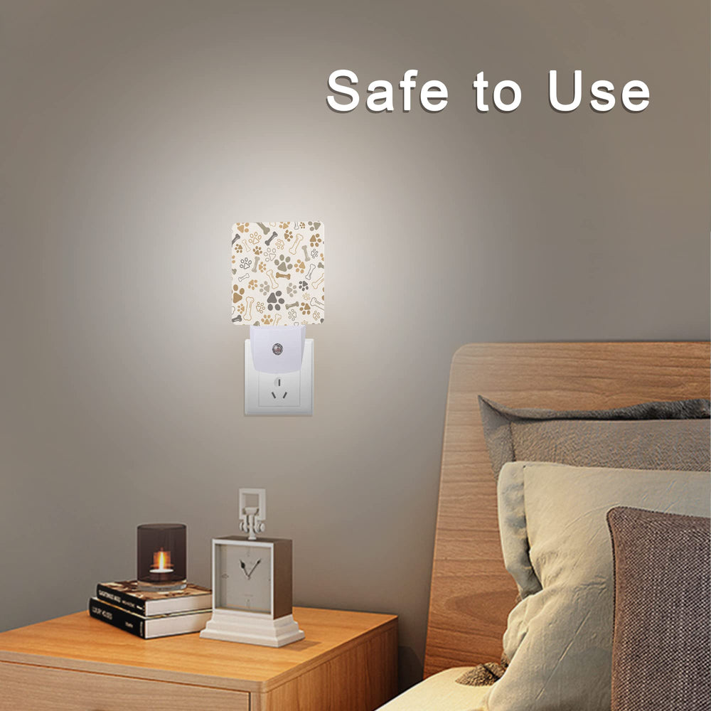 Smoaffly hallway night light with bones design helps safely navigate stairs
