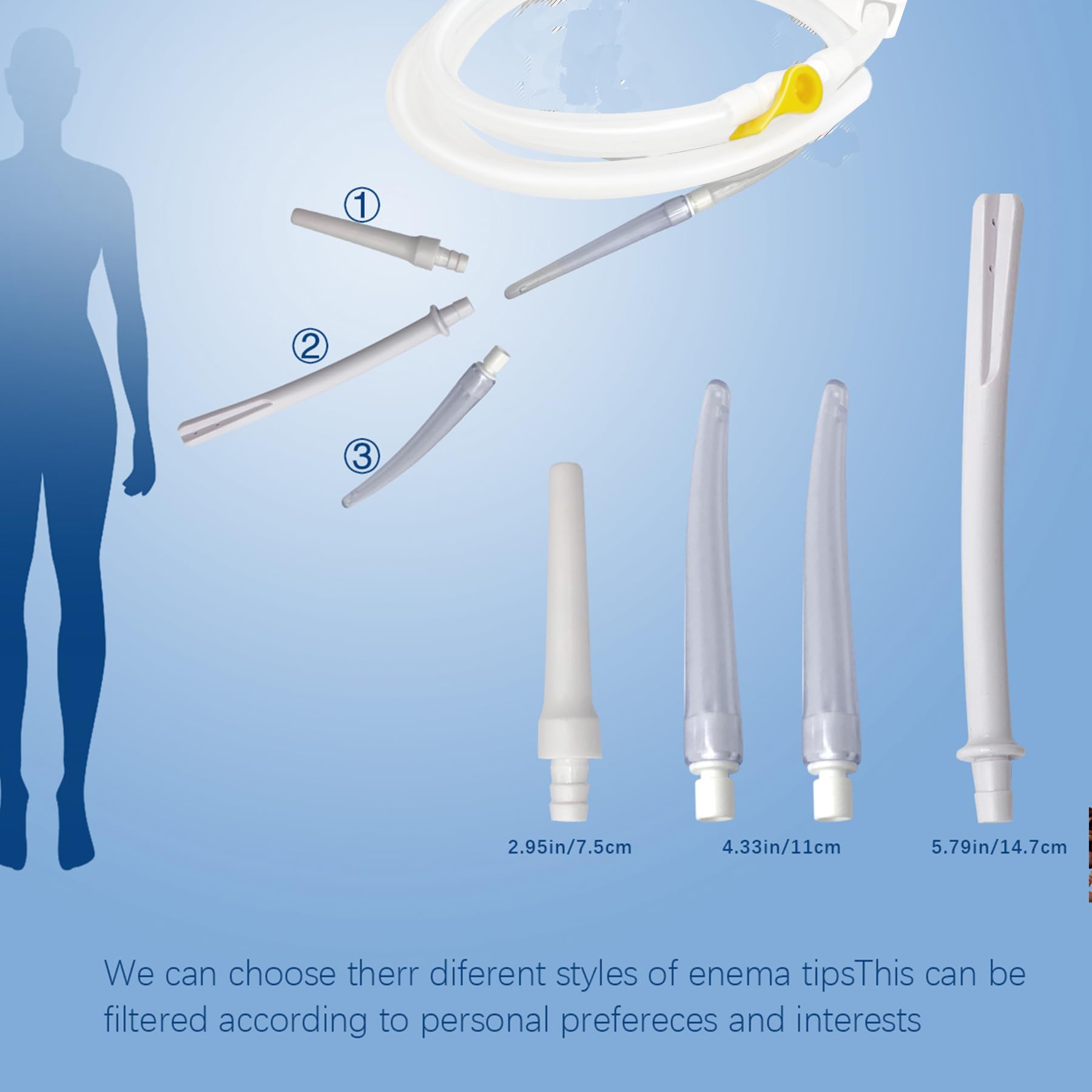 Smokitcen silicone tubing 6-3ft with smooth flow