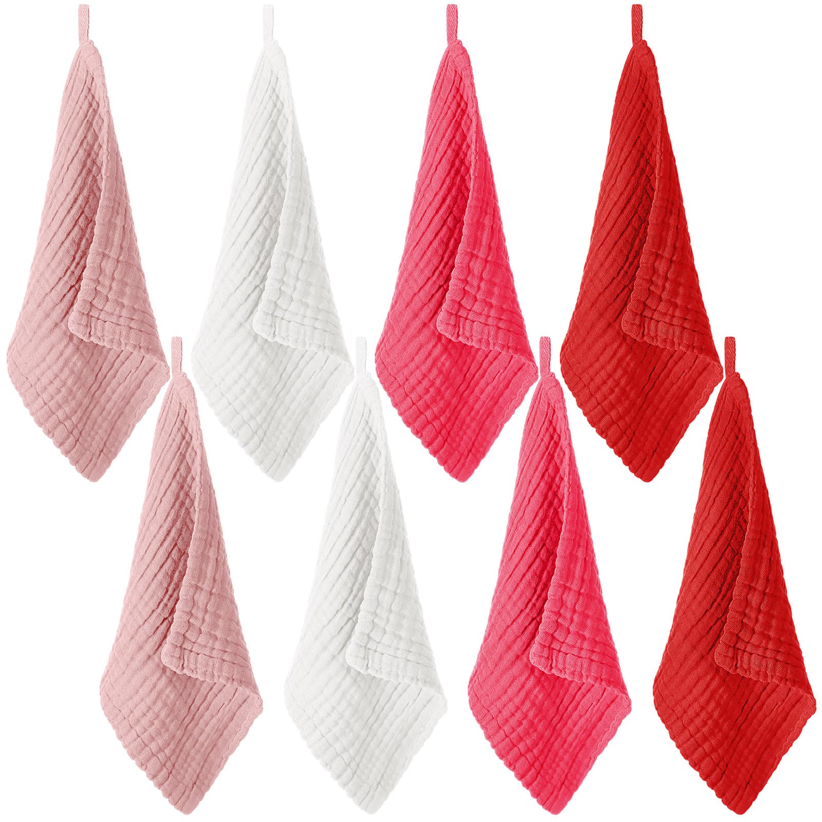 SmoothNovelty baby washcloths package showing eight cloths for quick, gentle baby care.