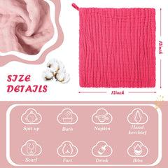SmoothNovelty cotton 6-layer material provides softness, absorbency, and durability.