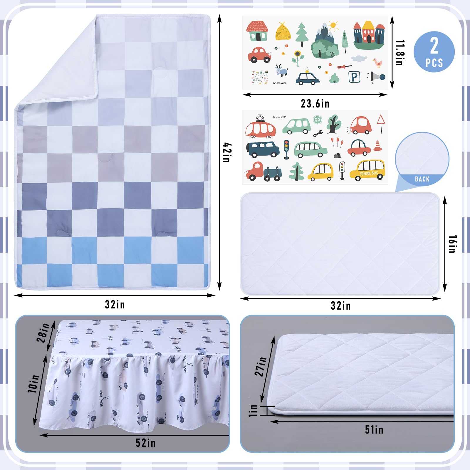SmoothNovelty diaper pad cover provides gentle protection during changing.