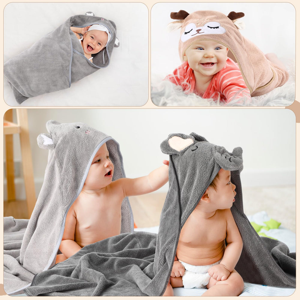 SmoothNovelty versatile towel doubles as a bath-time blanket or cushion.