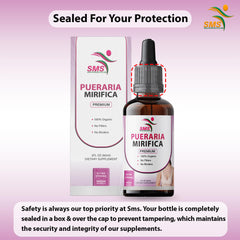 SMSHealthProducts Pueraria Mirifica Drops ingredients—organic herbs for balanced daily routine.