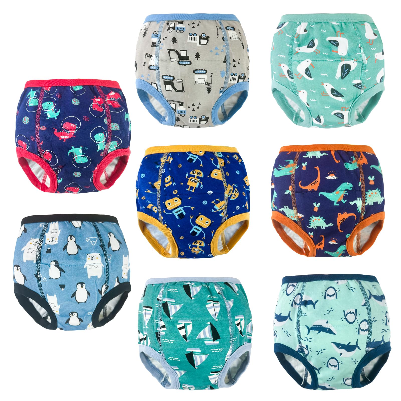 SMULPOOTI six-layer training pants provide strong daytime absorption for potty learning.