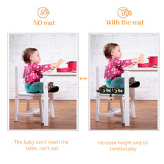 SMZCTYI booster seat offers stronger support for growing children at mealtime