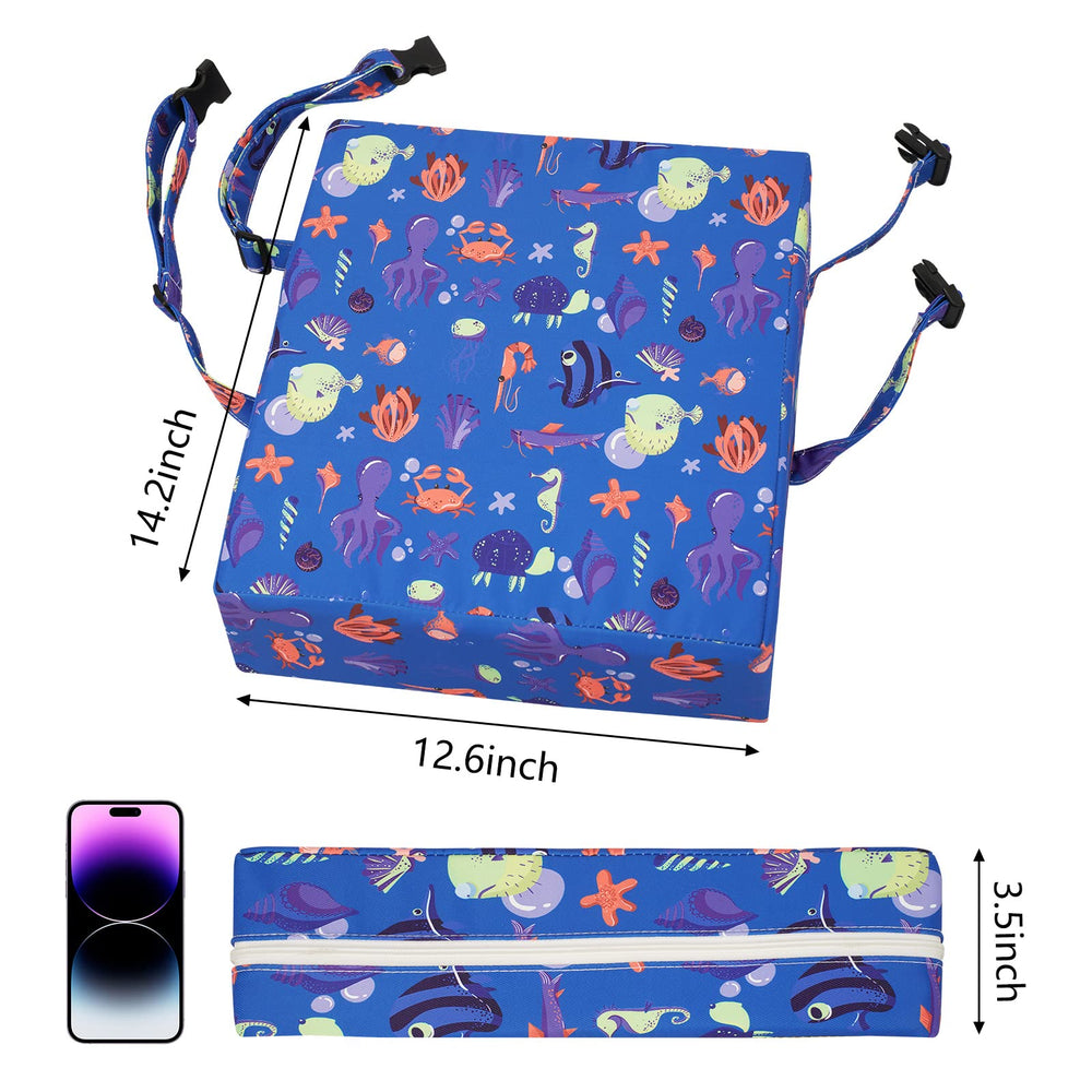 SMZCTYI booster seat blue portable option for home and picnics.