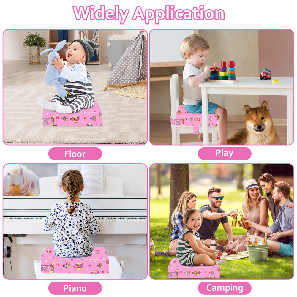 SMZCTYI booster seat travel-ready design for on-the-go use