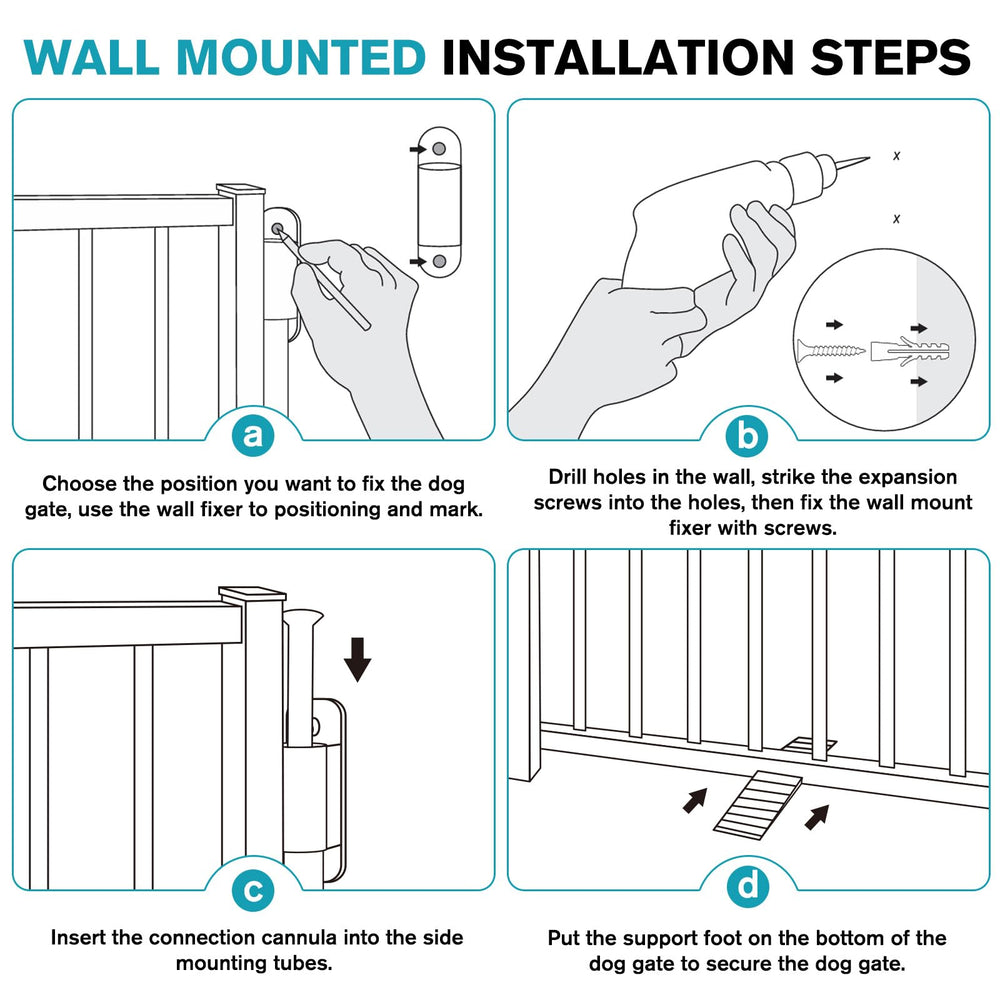 Snagle Paw kit includes wall anchors for secure, permanent-looking setup.