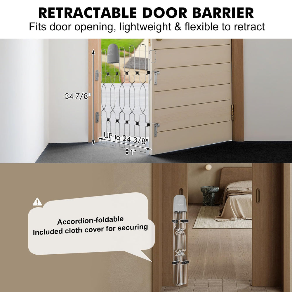 Snagle Paw ear-shaped handles simplify setup and adjustment.