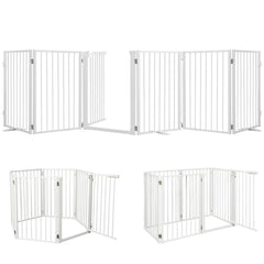 Snagle Paw full metal freestanding gate in doorway for secure pet containment