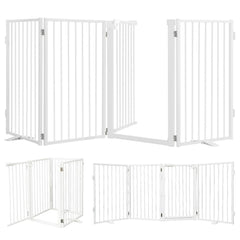 Snagle Paw metal freestanding dog gate in doorway, showcasing sturdy, chew-resistant design.