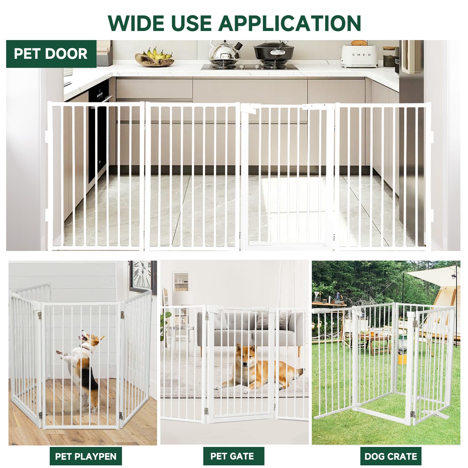 Snagle Paw multi-use configuration serves as playpen, barrier, or gate.