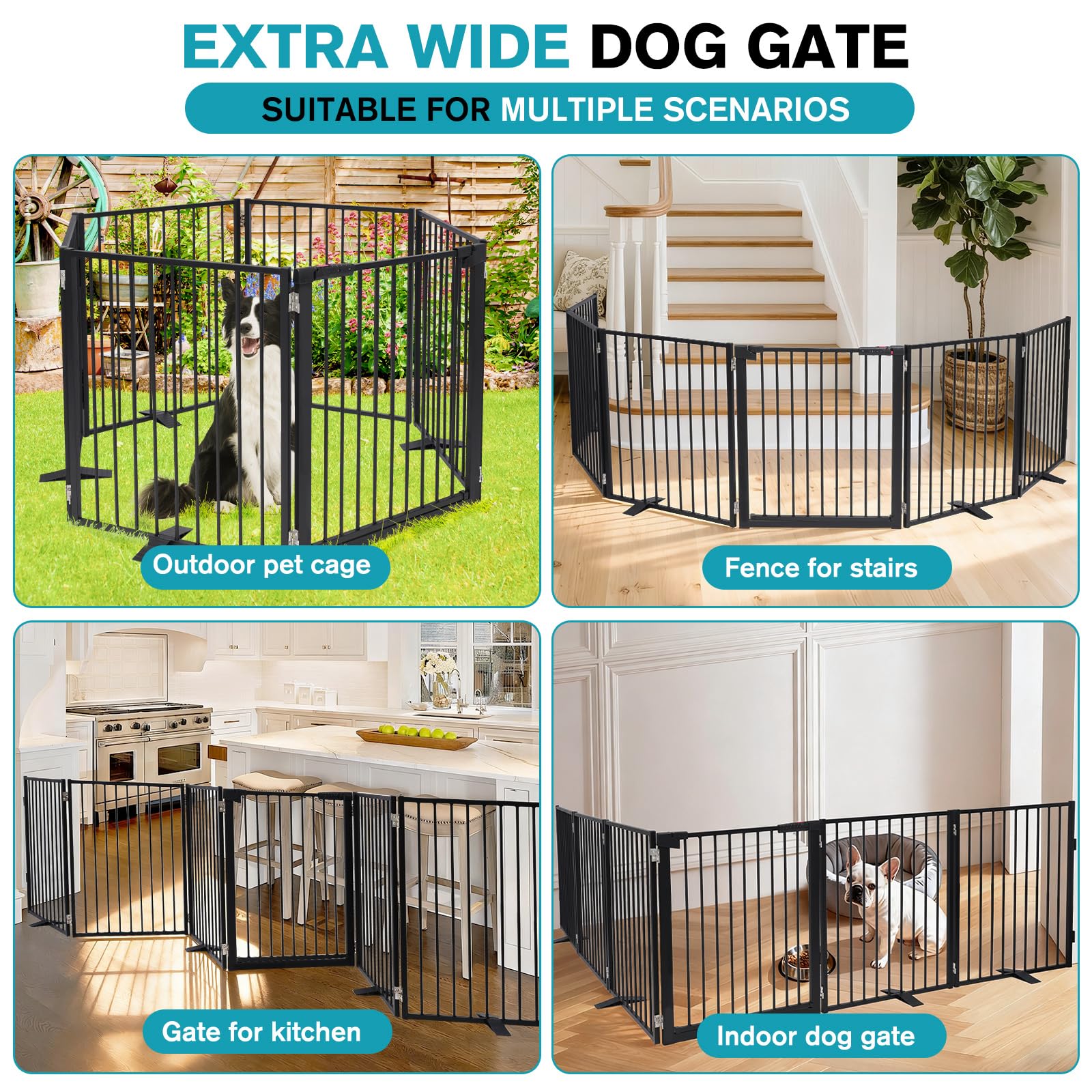 Snagle Paw auto-close action reduces incidents and keeps pets contained.