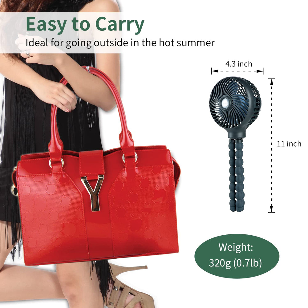 snawowo mini fan dark blue color; stylish and easy to spot