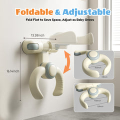 SNMUMU baby bath stand adjustable-seat accommodates growing toddlers.