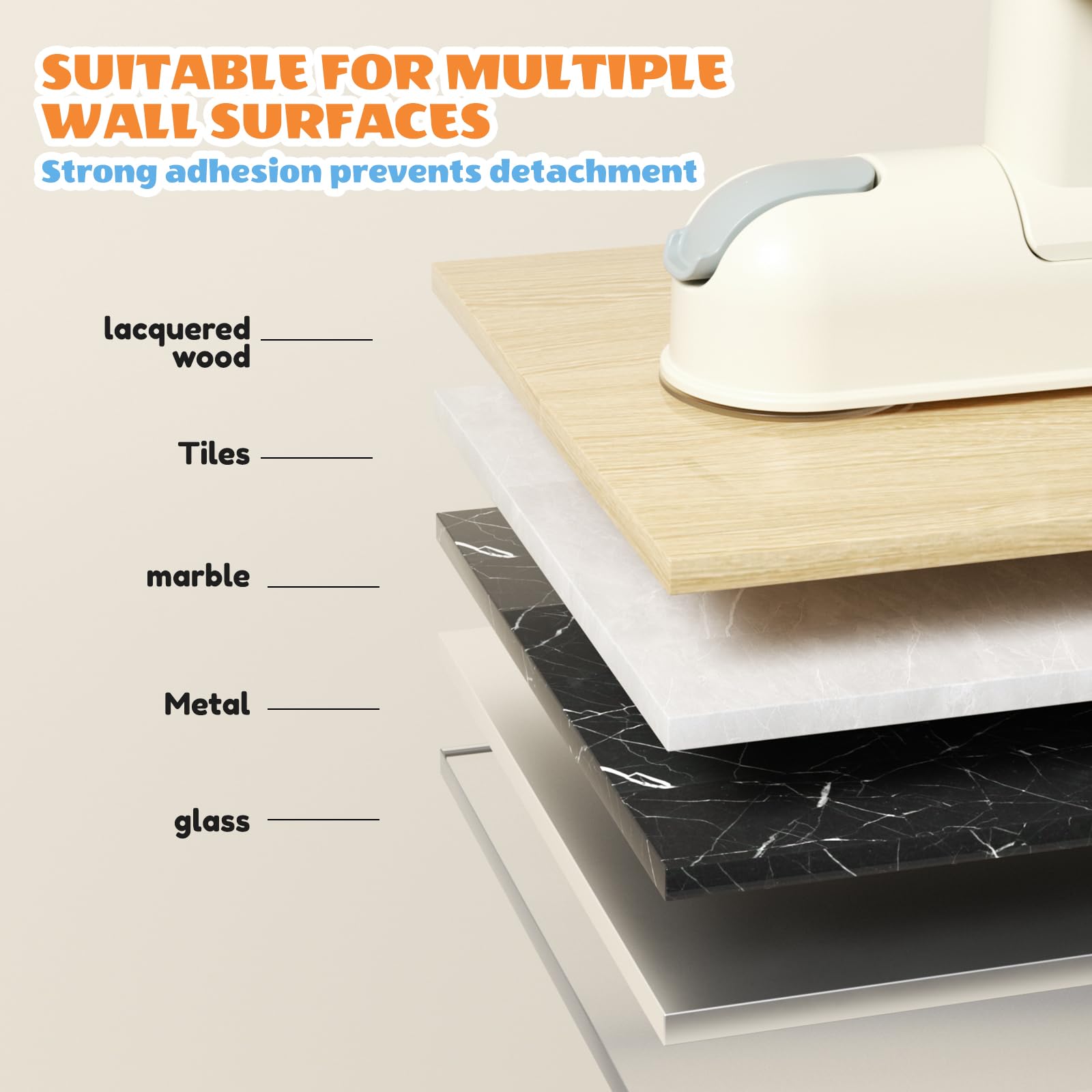 SNMUMU baby bath stand uses durable ABS and TPE for long-lasting use.