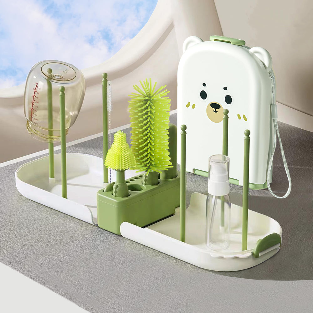 Snonerion 6-in-1 travel bottle cleaner kit for on-the-go bottle care.