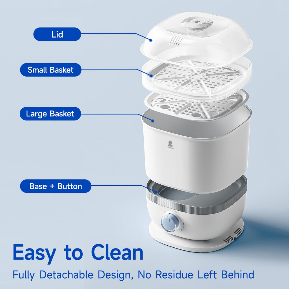 Snow Bear detachable design allows quick, residue-free cleaning.