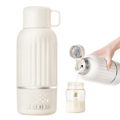 Snow Bear portable bottle warmer front view for travel ready feeds