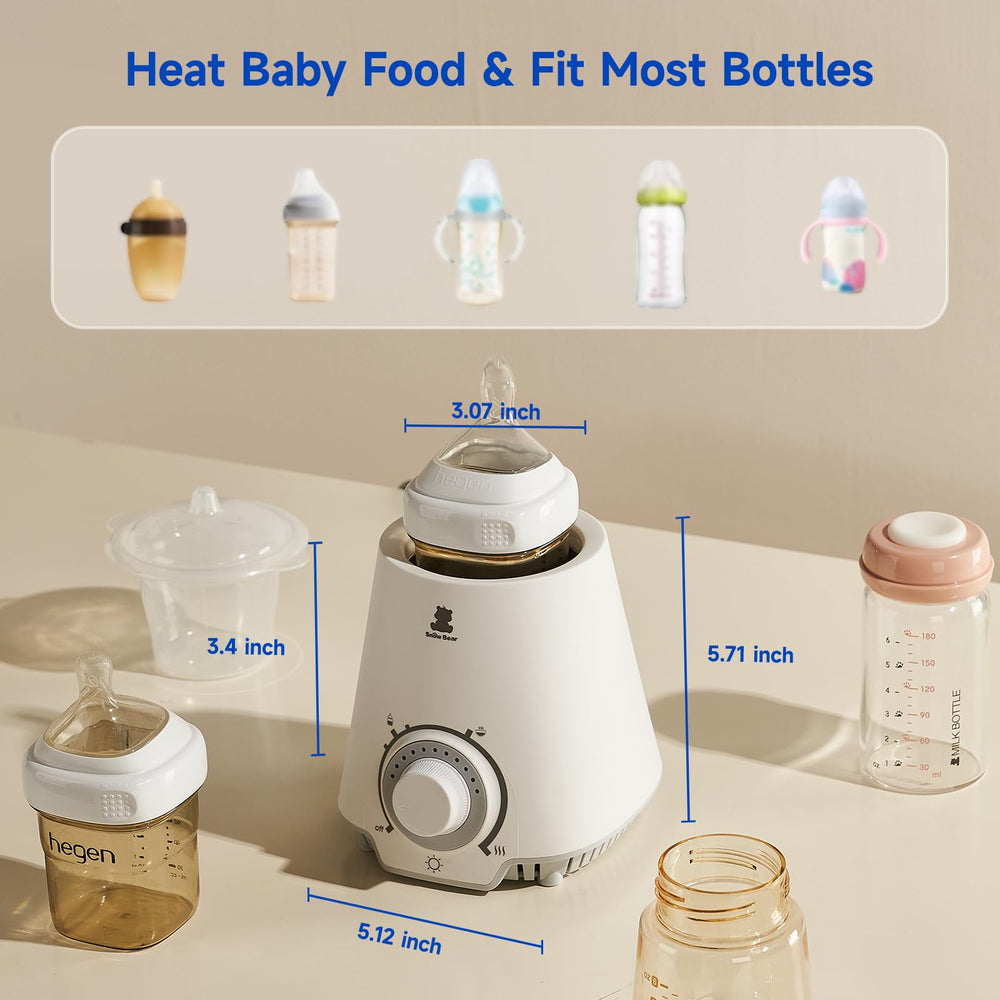 Snow Bear baby food warming showcases consistent warmth for meals