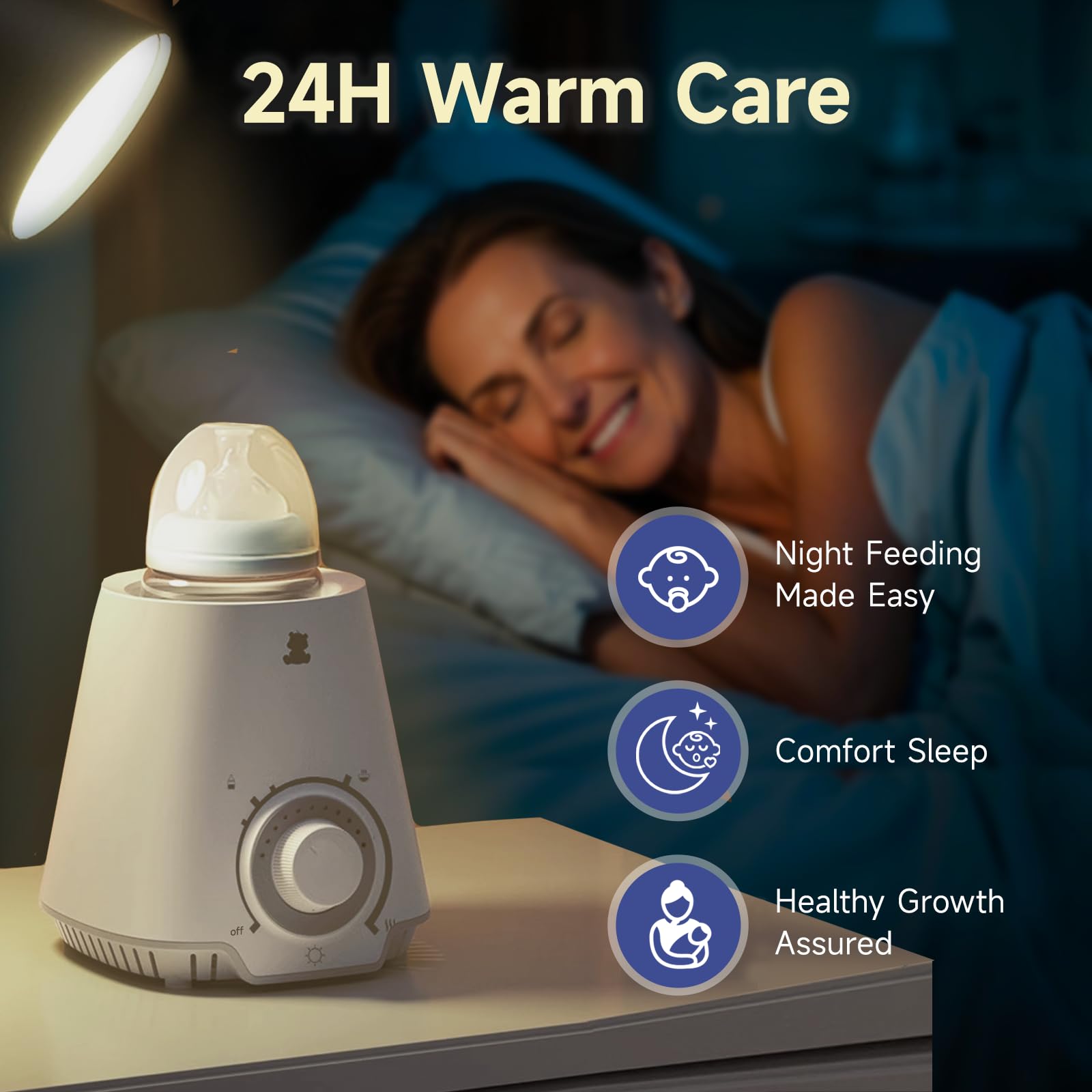 Snow Bear portable bottle warmer travel-ready for feeding on the go