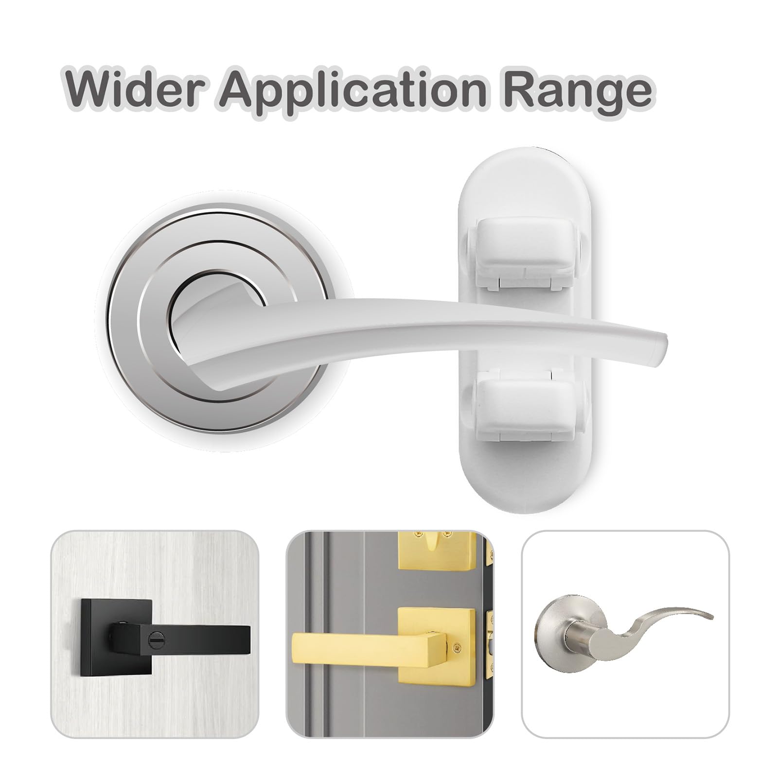 Snowharp easy-install, tool-free with visible adhesive backing.