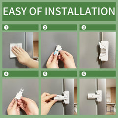 Snowharp fridge lock disable feature shown for caregiver control