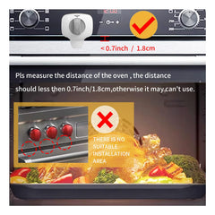 Snowharp Knob Switch Oven Lock adhesive backing close-up shows strong bonding
