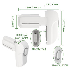 Snowharp no tools installation fridge latch for easy tool-free setup.