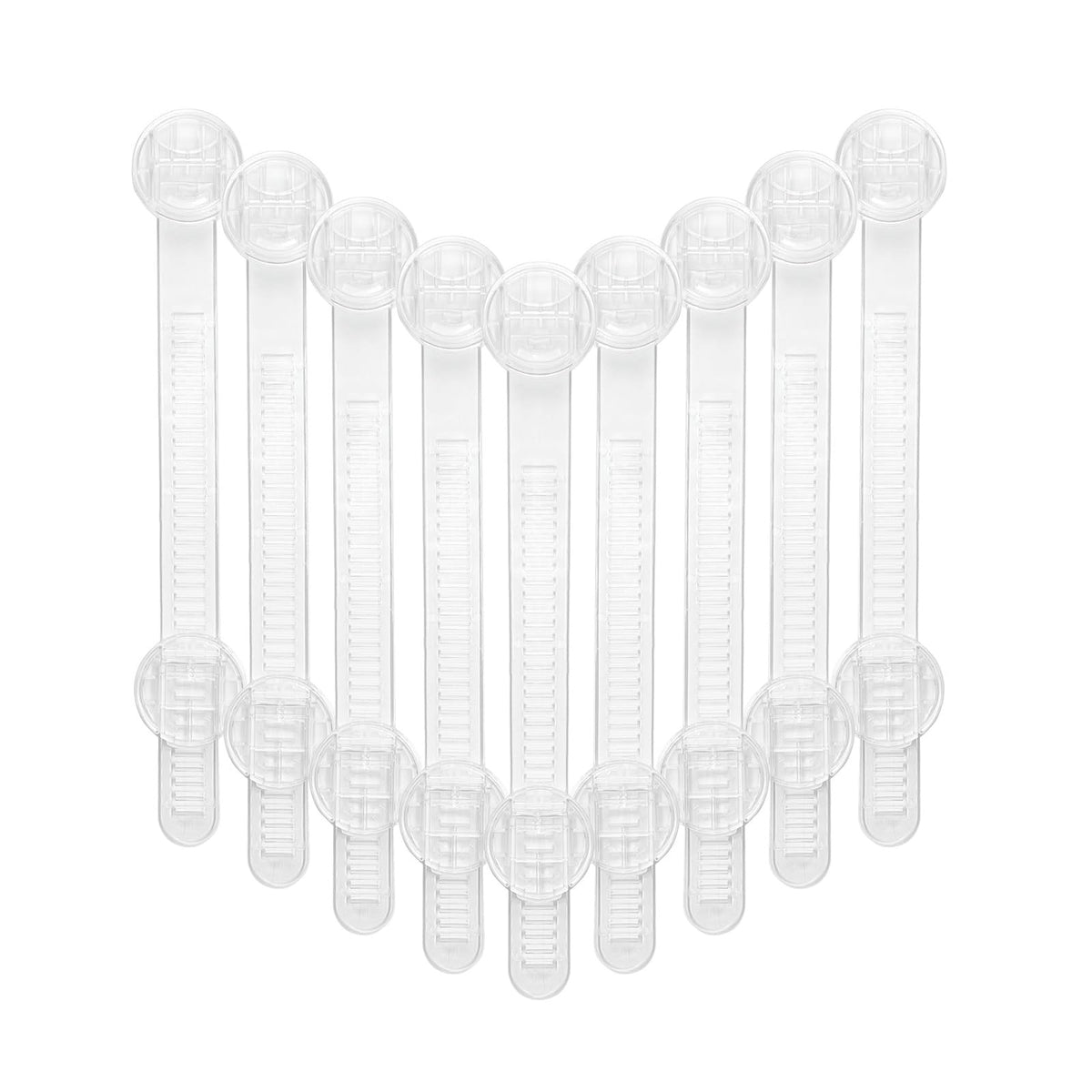 Snowharp transparent cabinet locks blend with home decor for discreet child safety
