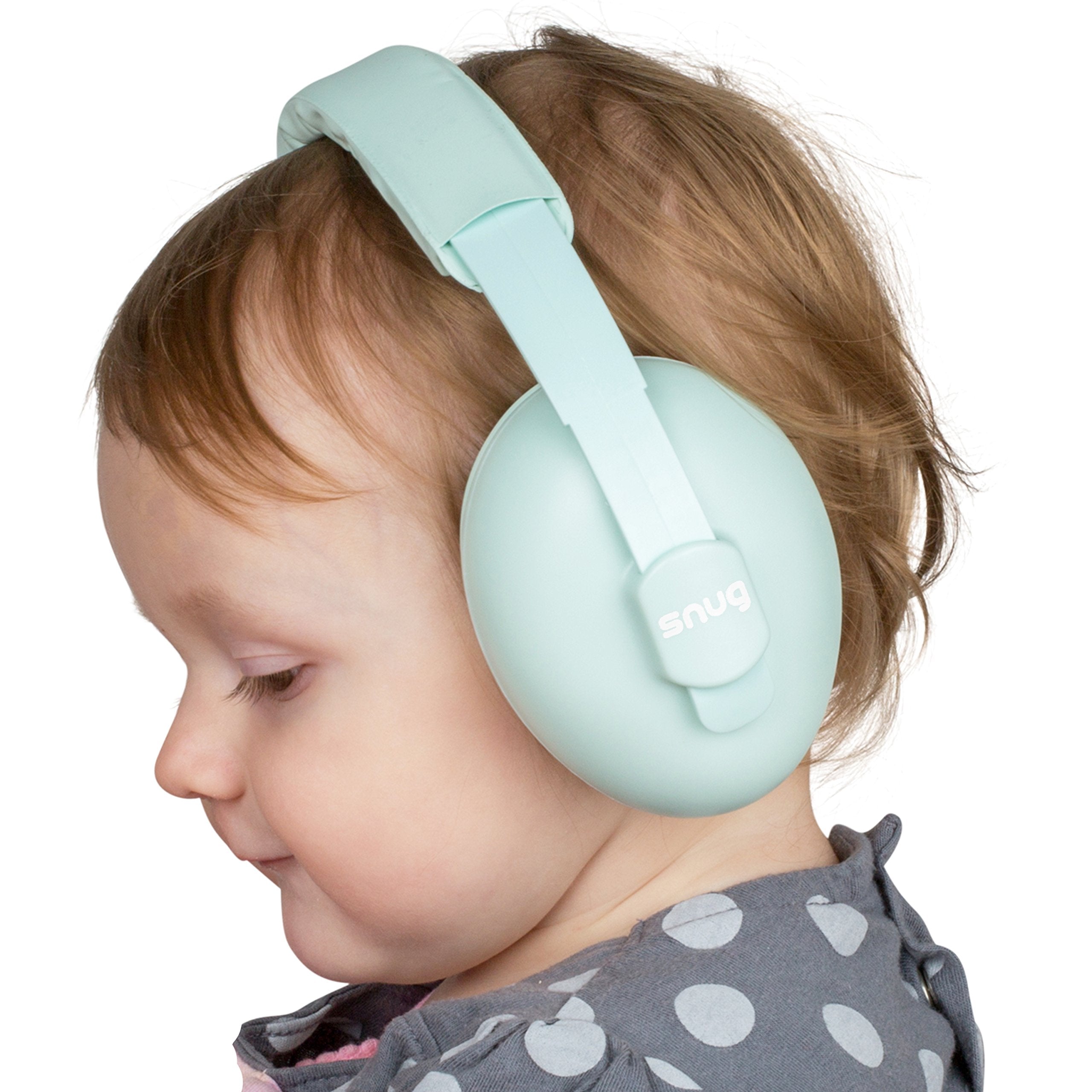Snug Baby Earmuffs with portable case for on-the-go protection.