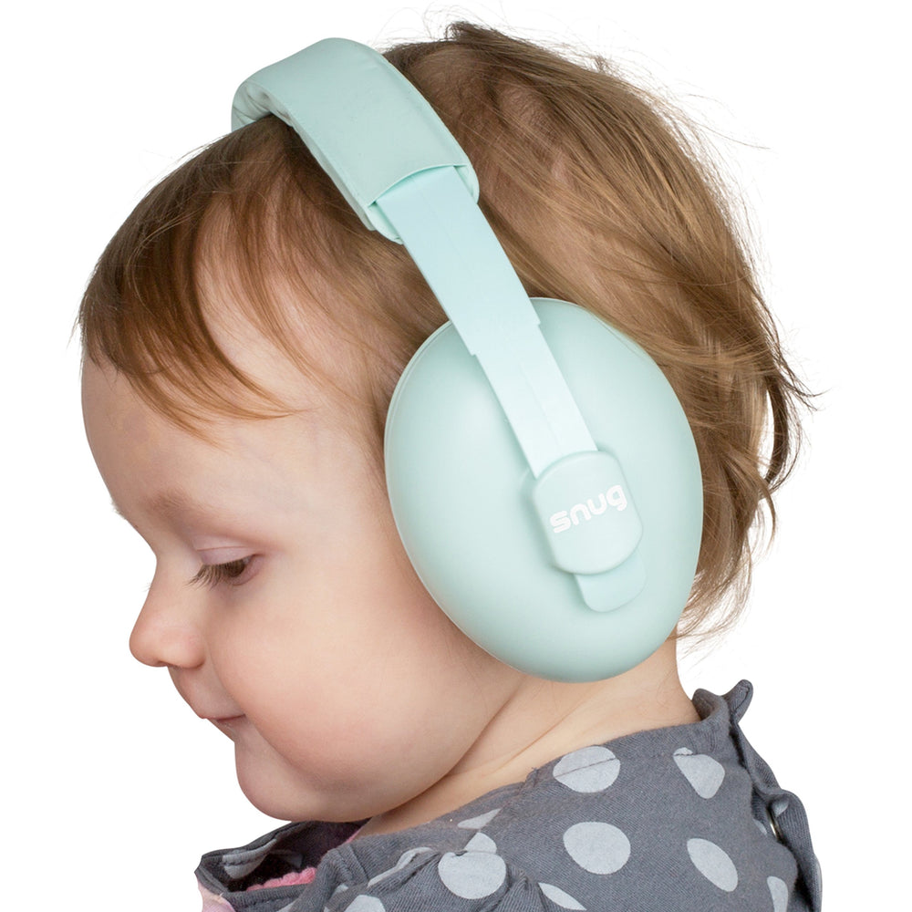 Snug Baby Earmuffs with portable case for on-the-go protection.