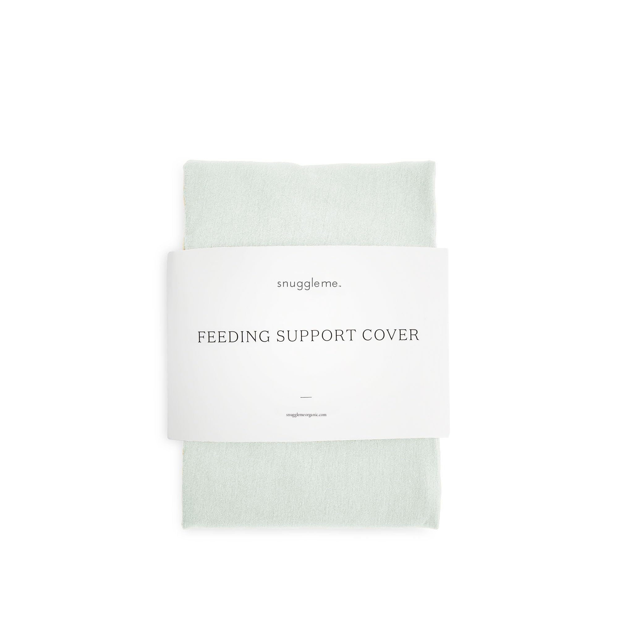 Snuggle Me Feeding Support Cover v2 in Sage, protects against leaks during nursing and bottle feeding