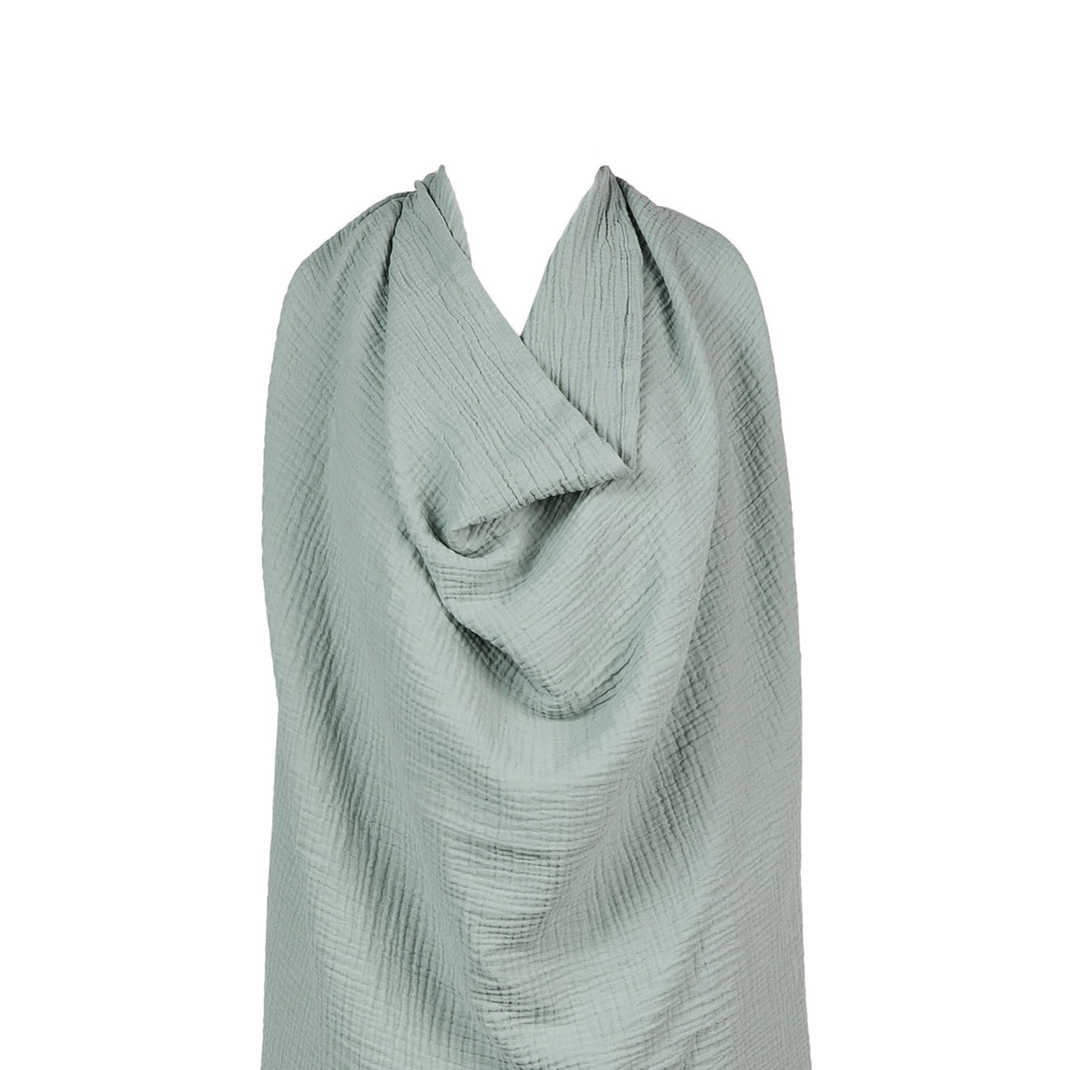 snuggle me nursing cover in organic cotton muslin offers soft, breathable privacy.