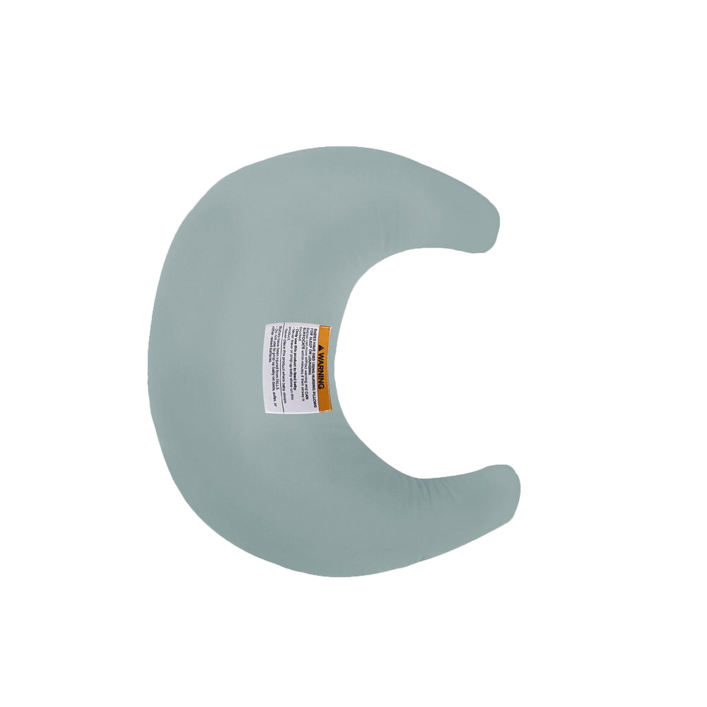 Snuggle Me Organic pillow interior fiberfill demonstrates plush support for feeding sessions