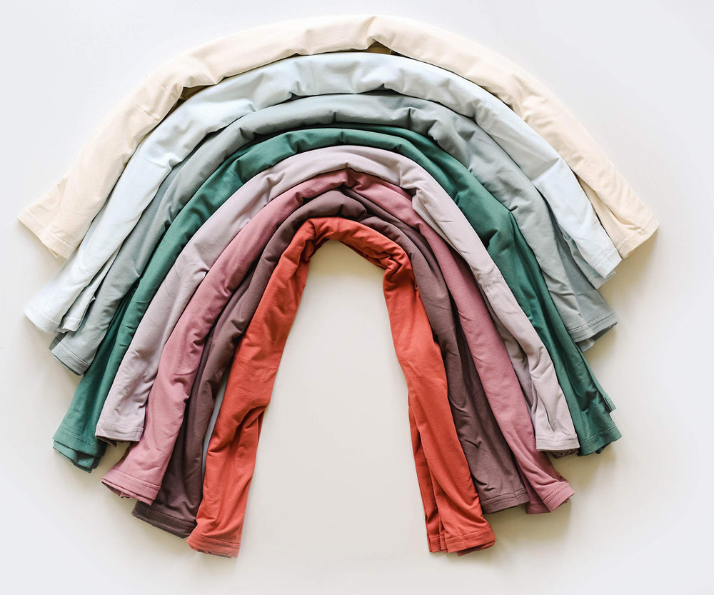 Snuggle Me Swaddle earth-tone colors showcasing a soft, natural palette.