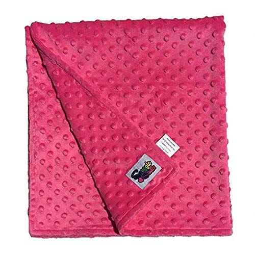 Snuggle Stuffs reversible blanket in pink supports car rides and stroller snuggles.