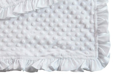 Snuggle Stuffs christening blanket ideal for newborn photos and ceremonies.