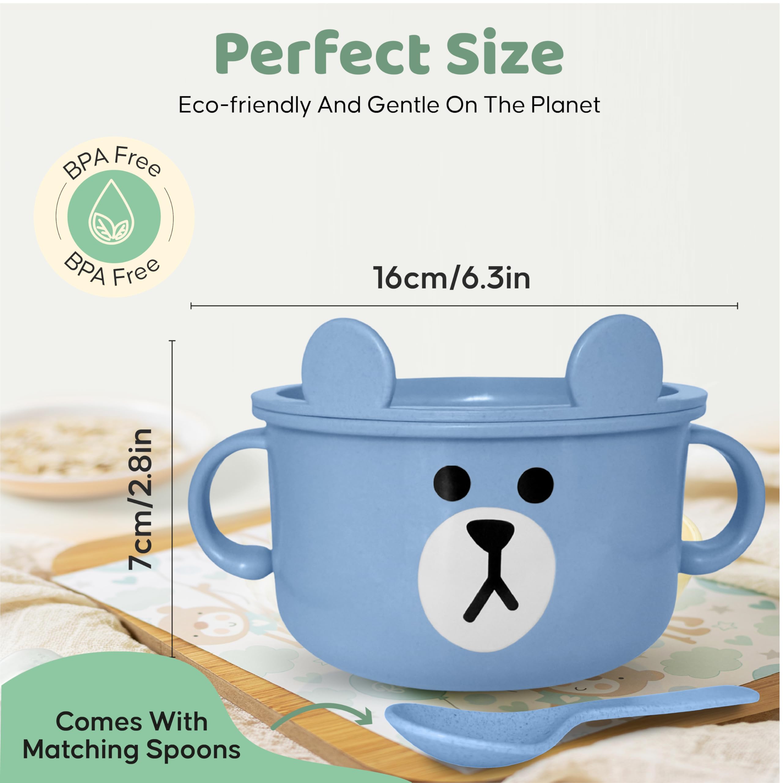 SnugglyBites blue-white mealtime set adds cheerful style to family meals
