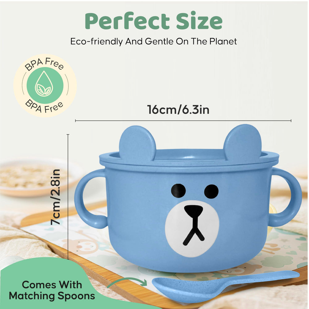 SnugglyBites blue-white mealtime set adds cheerful style to family meals