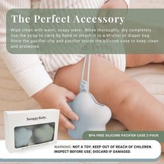 SnuggyBaby two-pack paci case for convenient rotation
