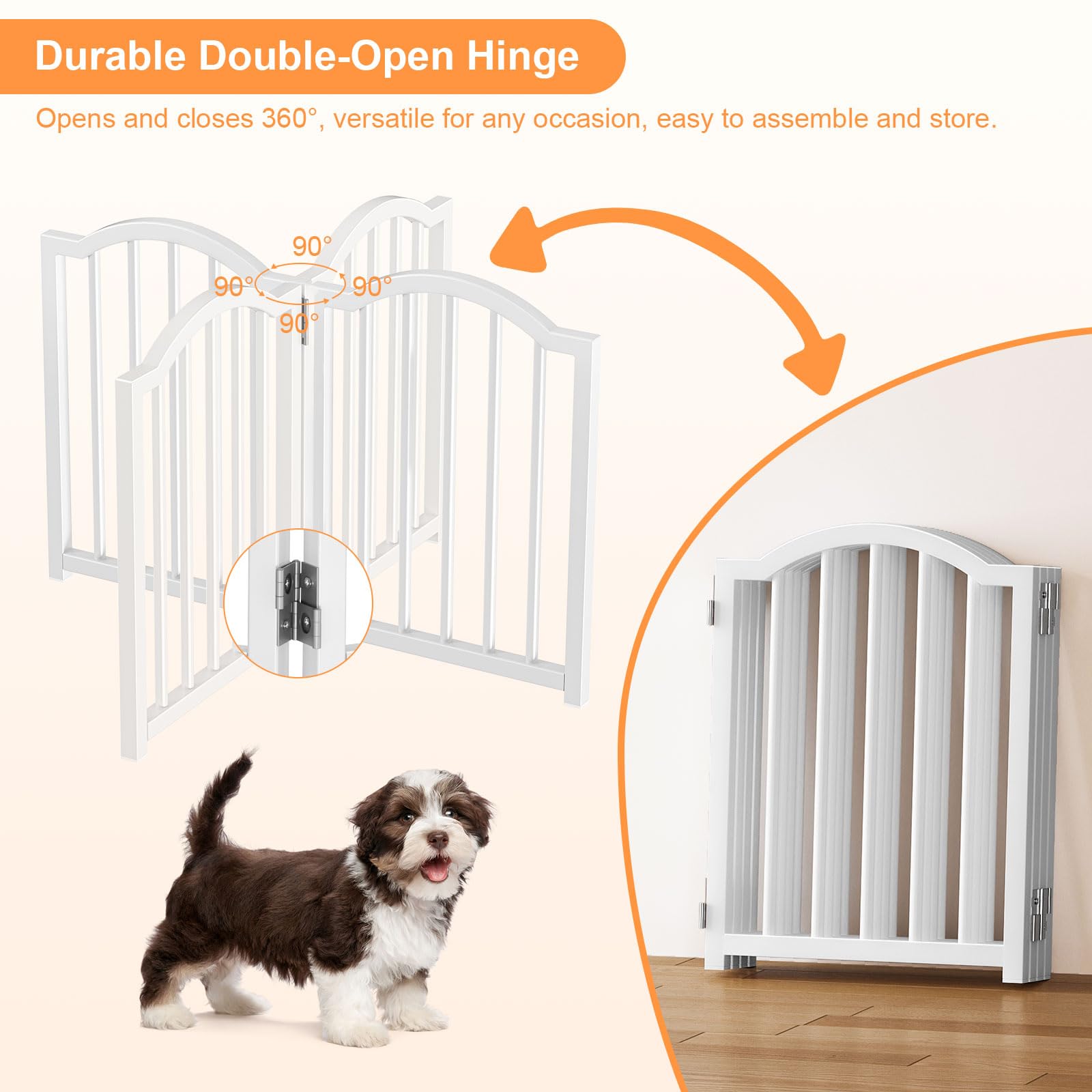 Snughome white frame; clean metal look complements home decor.
