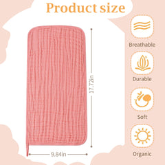 SnugOre six layer muslin for quick absorption during feeds and drool