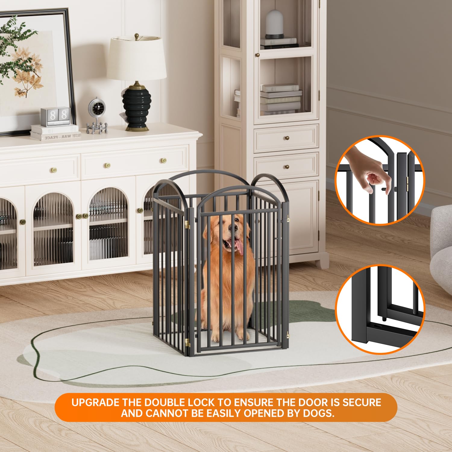 SNUOWU multiple sizing options fit stairs, doorways, and indoor/outdoor setups.