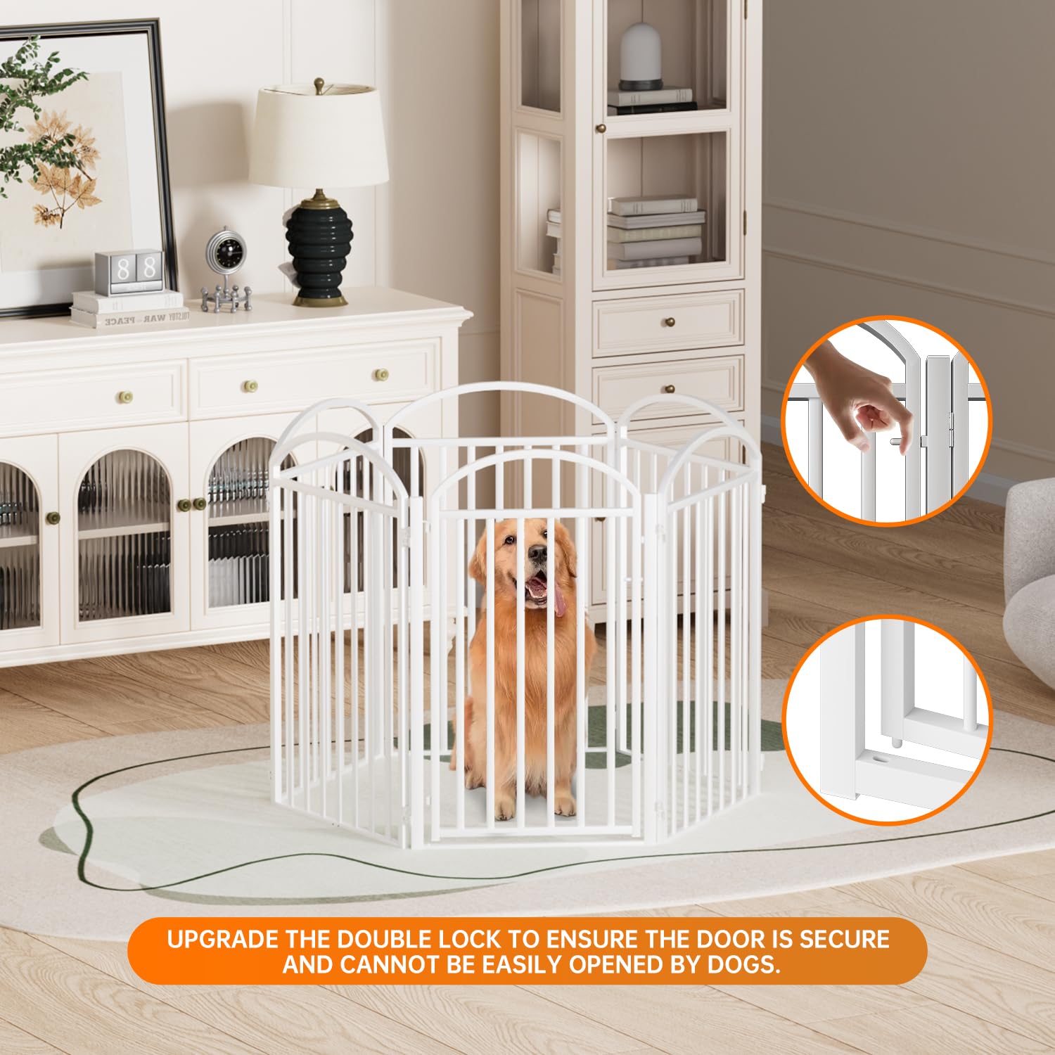 SNUOWU 144-inch extra-wide setup fits large entryways.